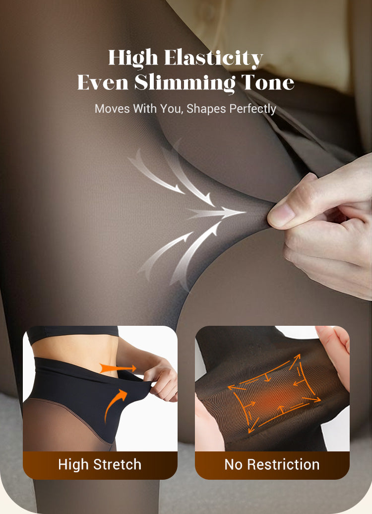 Magic leggings with compression band & one seam